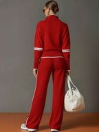 Retro Webbing Wide-Leg Set