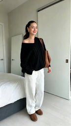 Cozy Sweater Collection for Fall 3 Styles Off Shoulder Cable Knit Mock Neck