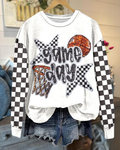 Gameday Plaid Crewneck Sweatshirt