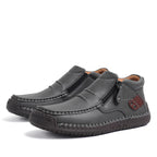 ⏰Limited Time Sale 70% OFF-Men’s Handmade Premium Leather Slip-On Driving Boots