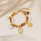 Easy To Love Tortoiseshell Chain Bracelet
