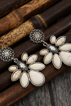 Women's Bohemian Flower Drop Earrings