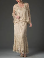 Fishtail Hollow Weave Temperament Ladies Skirt Suit