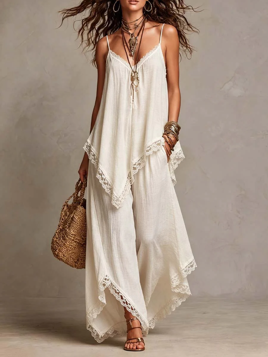 Flowing Cami Wide-Leg Set
