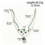 Football Helmet Stacking Design Necklace