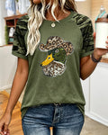 Western Mallard Duck Sequin Tee