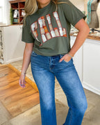 Fall Plaid Pattern T-shirt