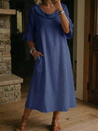 New Arrivals🔥Women's Neck Ruffle Casual Dress