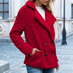 Women's Casual Plush Thickened Coat