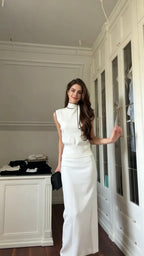 8 Complete Head to Toe Outfits for Work Date Night and Weekend Elegant Knit Lace Satin Matching Sets