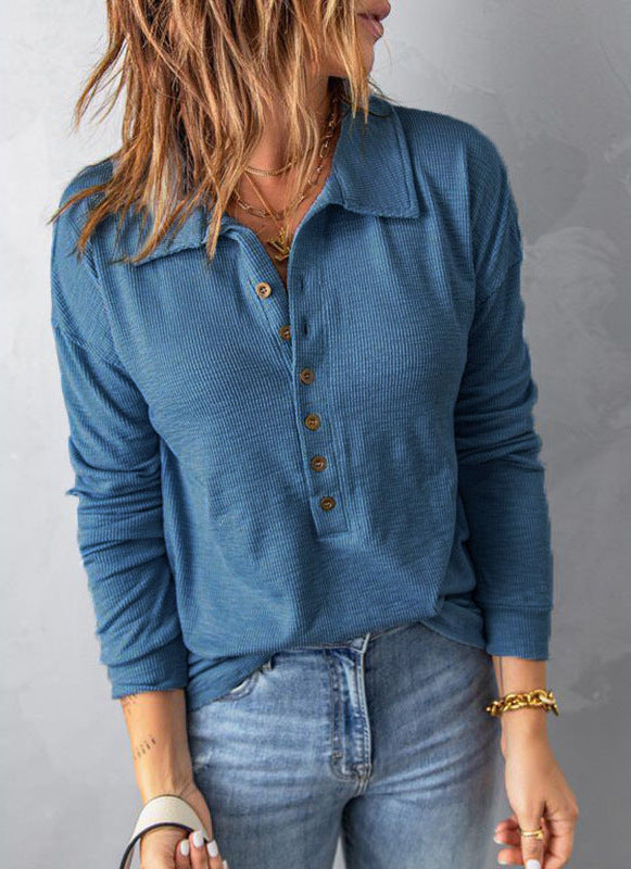 Women's Cotton V-Neck Comfortable Shirt
