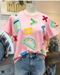 Math Teaching Sequin T-shirt