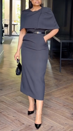 Vestido elegante de dos piezas para mujer