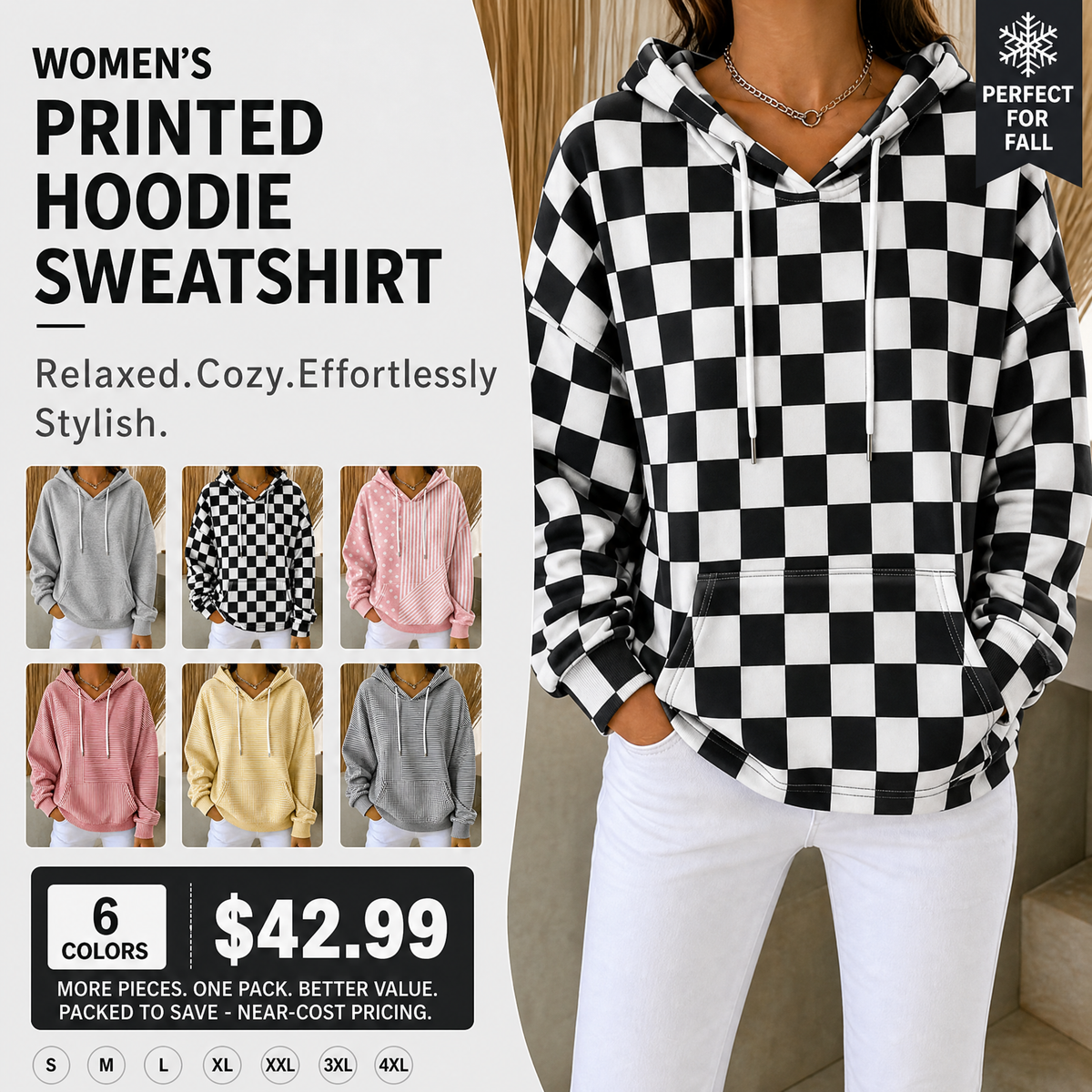 New Arrivals🔥Women Striped Long Sleeve Casual Daily Spring/Fall Hoodie