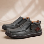 ⏰Limited Time Sale 70% OFF-Men’s Handmade Premium Leather Slip-On Driving Boots
