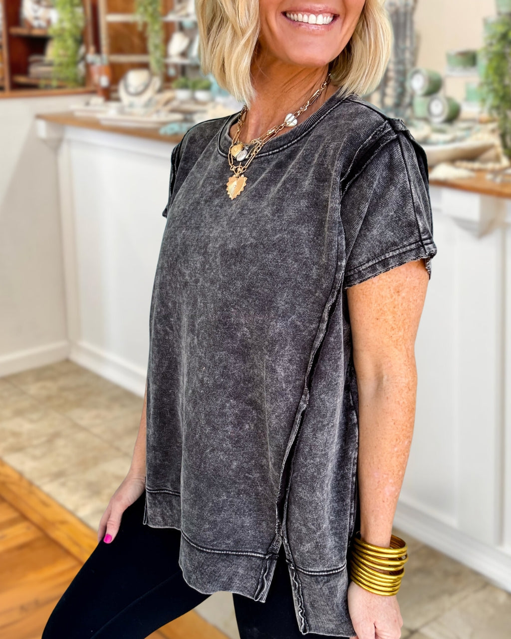 Easy Washed Cotton Tee