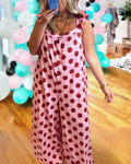 Stylish Polka Dot Jumpsuit