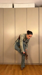 Denim Bolero Jacket + Wide Belt + Flare Jeans Set | 3-Piece Denim Co-ord | Y2K Streetwear