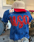 USA Sequins Star Tee