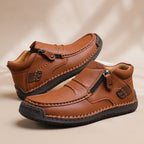 ⏰Limited Time Sale 70% OFF-Men’s Handmade Premium Leather Slip-On Driving Boots