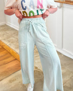 Lived In Relaxed Washed Wide Leg Pants