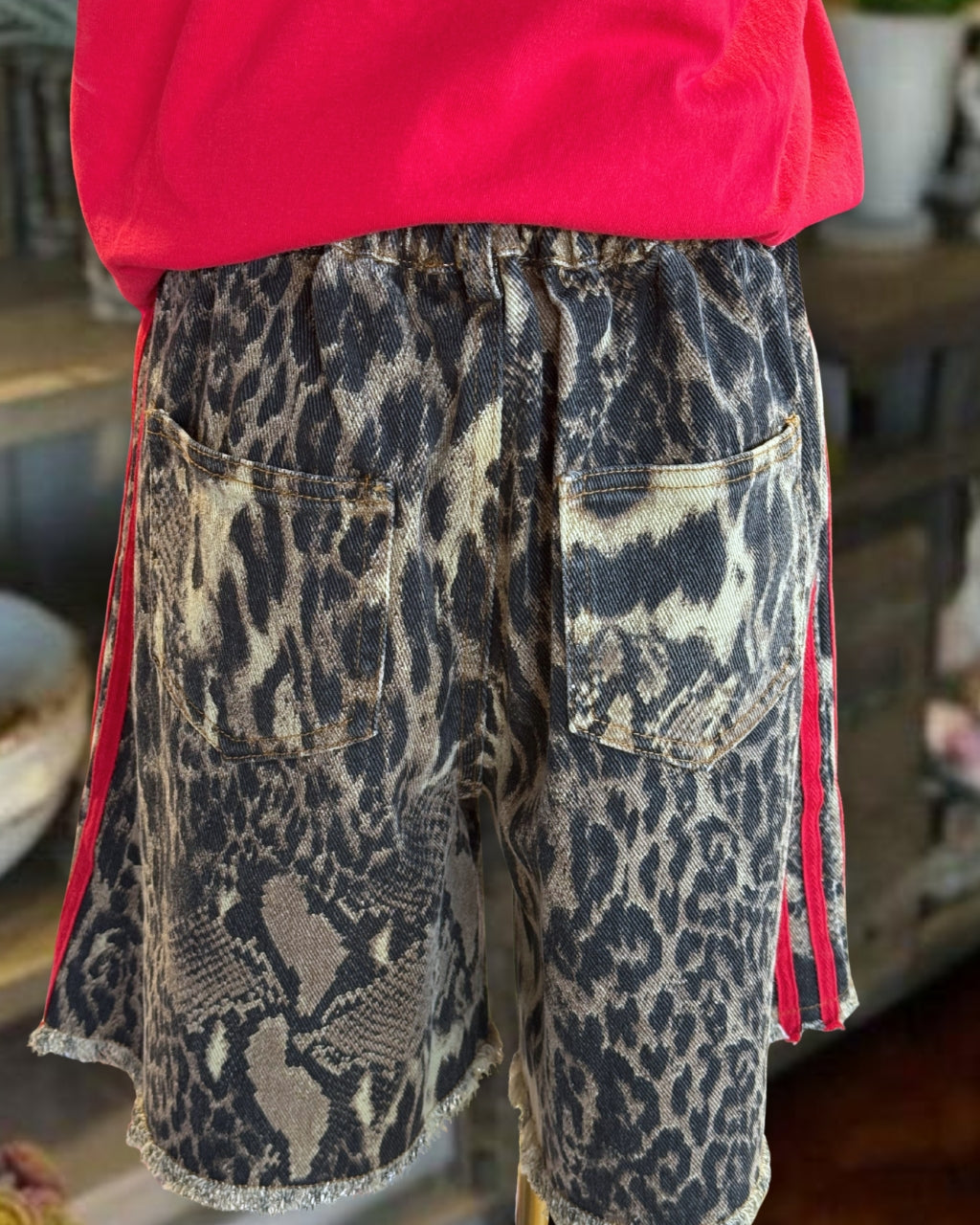 Jemma Leopard Shorts