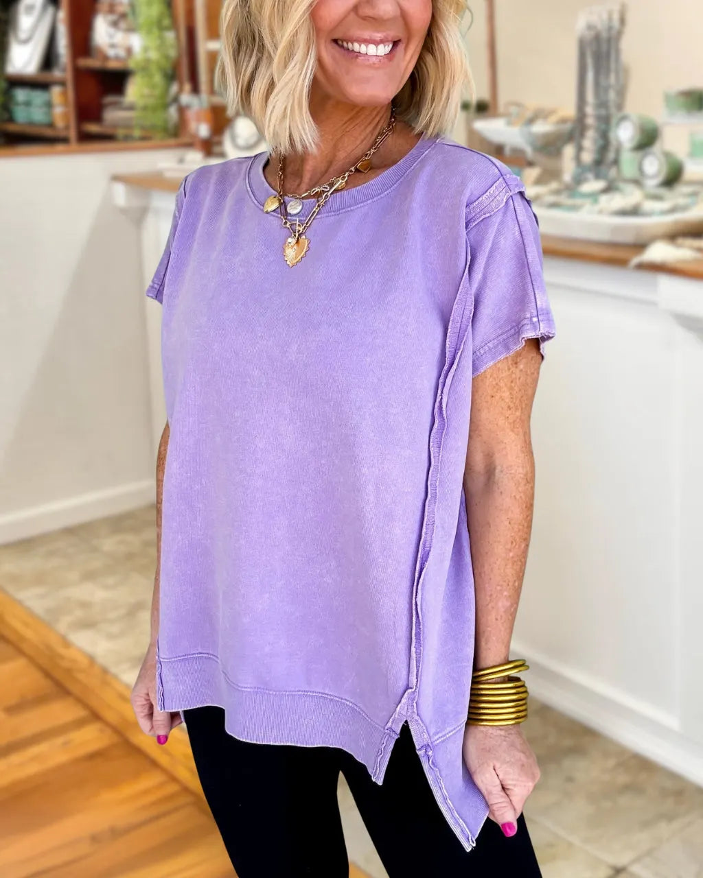 Easy Washed Cotton Tee