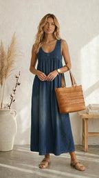Lucia | Ombré Pinafore Dress
