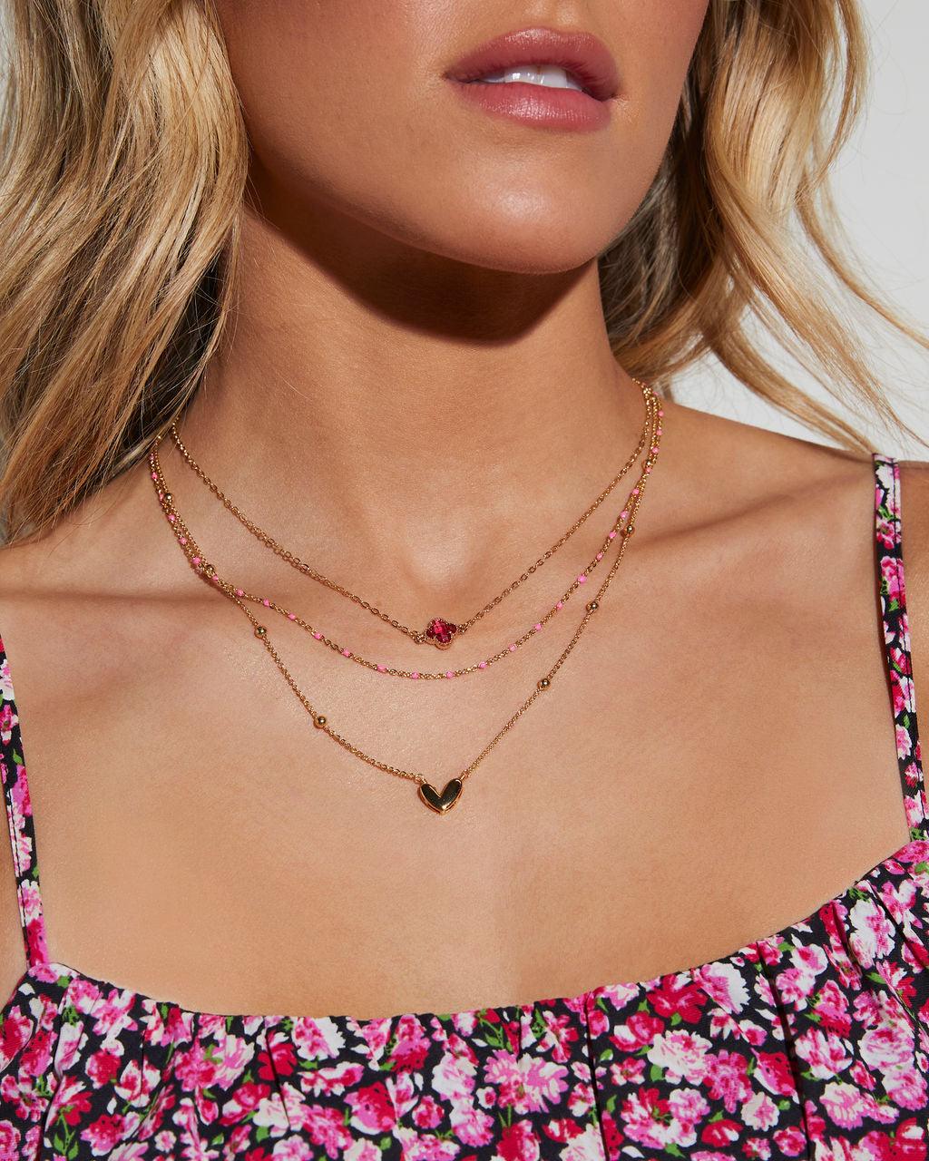 Starlight Charm Layered Necklace