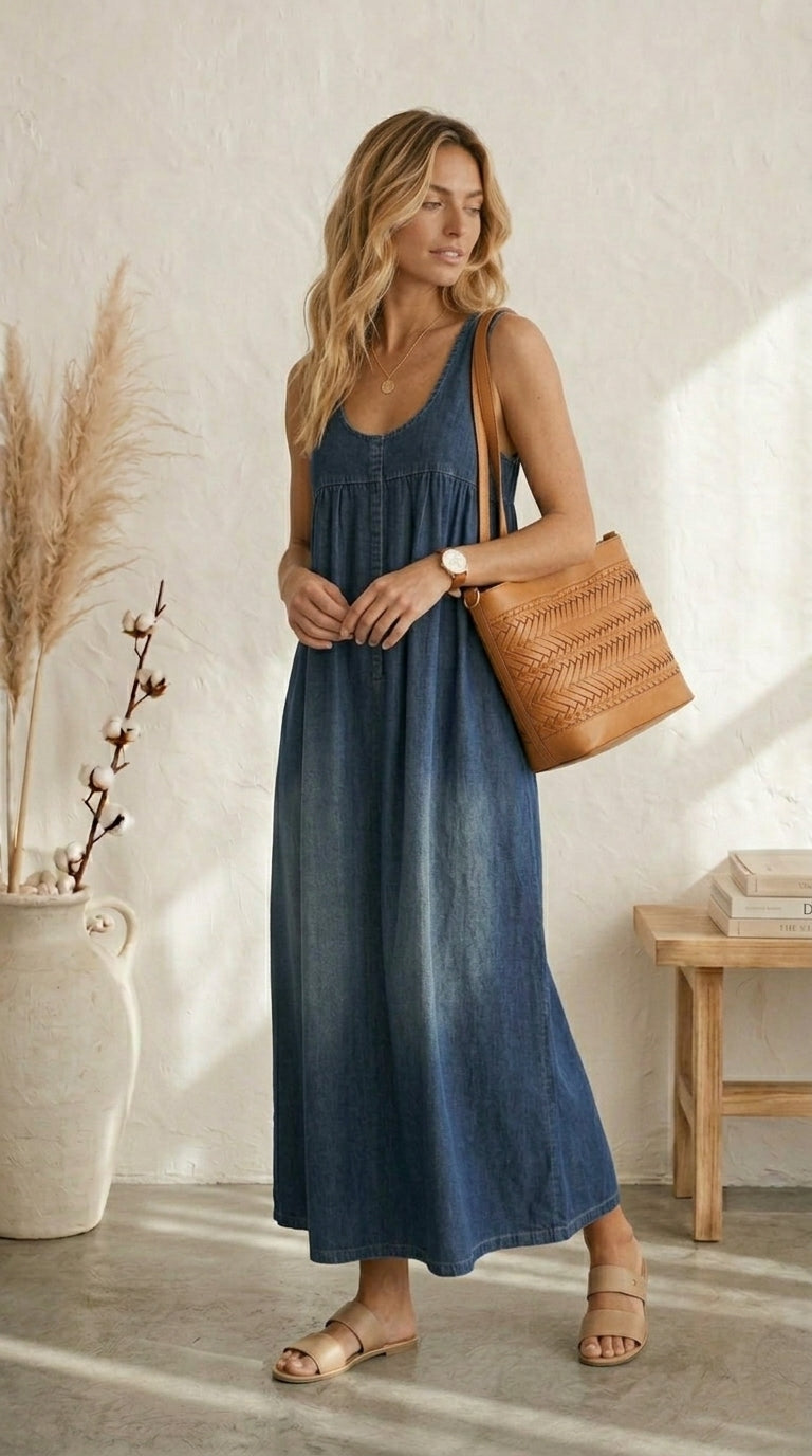 Lucia | Ombré Pinafore Dress