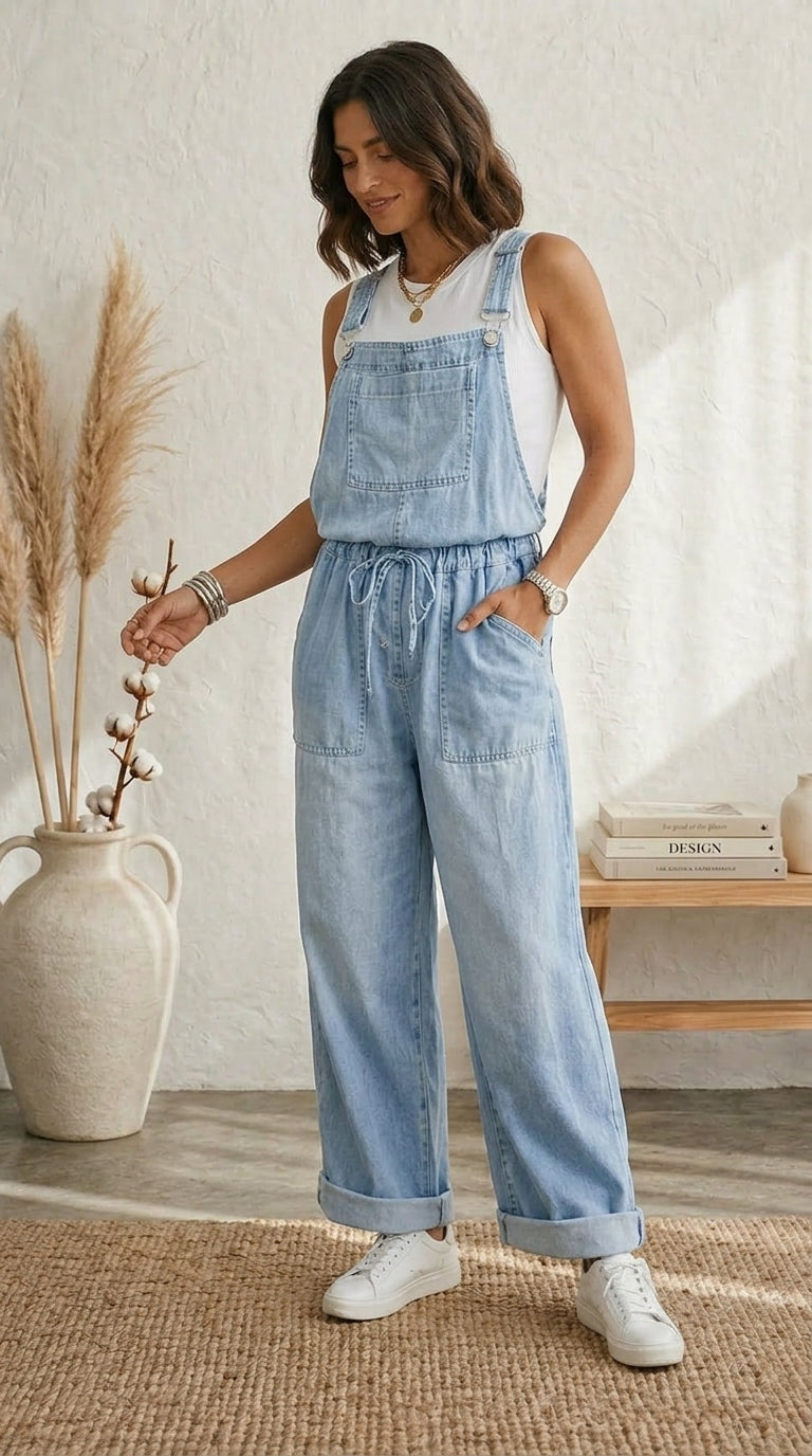 Monserrat | Wide-Leg Jumpsuit with Straps