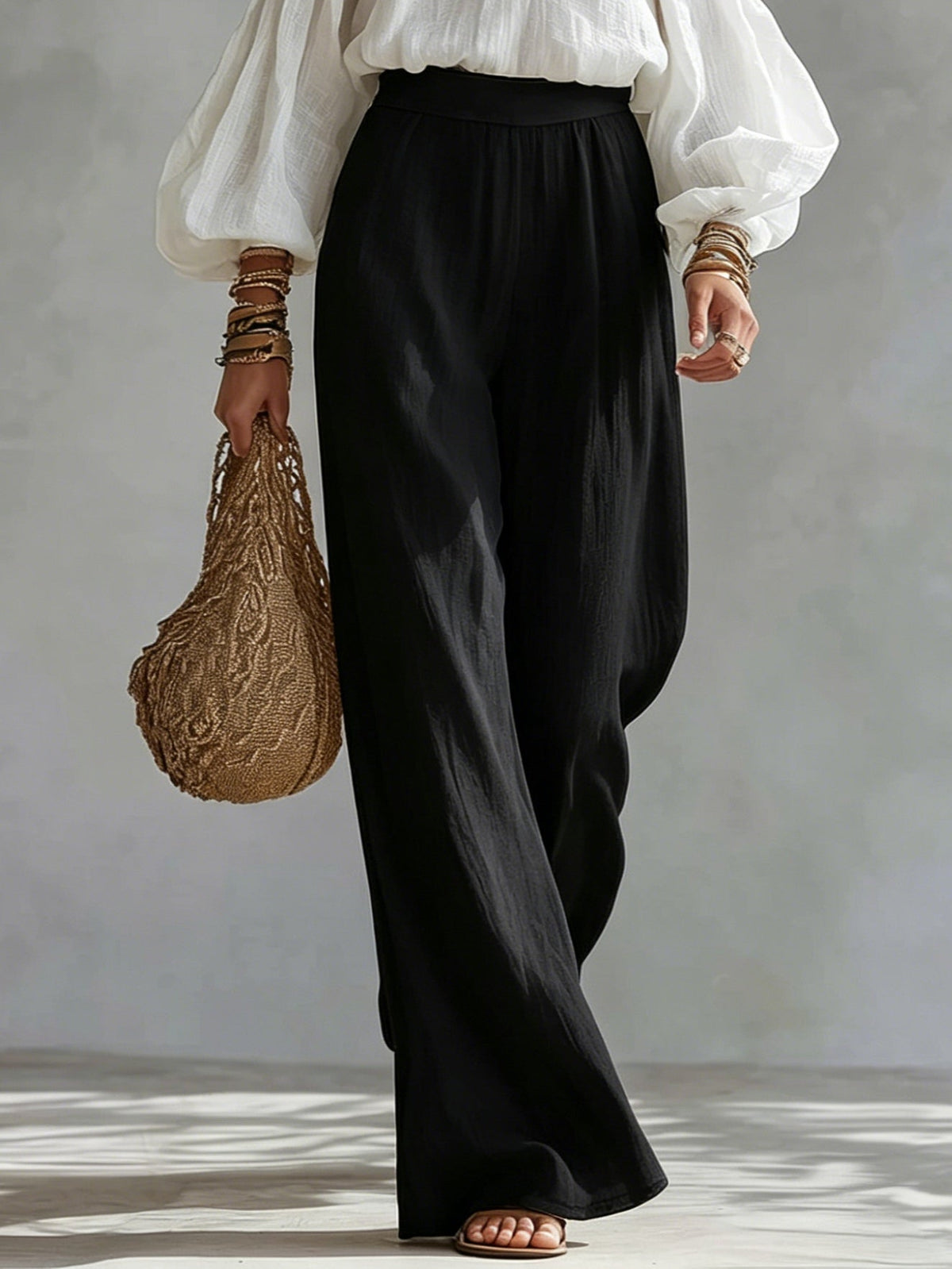 Bohemian Cold Shoulder Pants Set