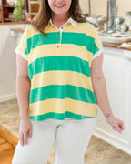 Bold Duo Stripe Relaxed Top