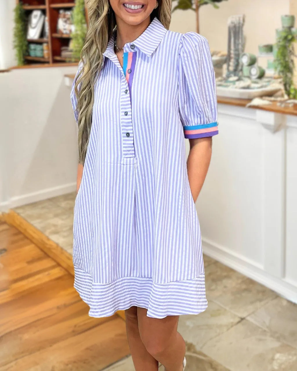 Wind Stripe Dress