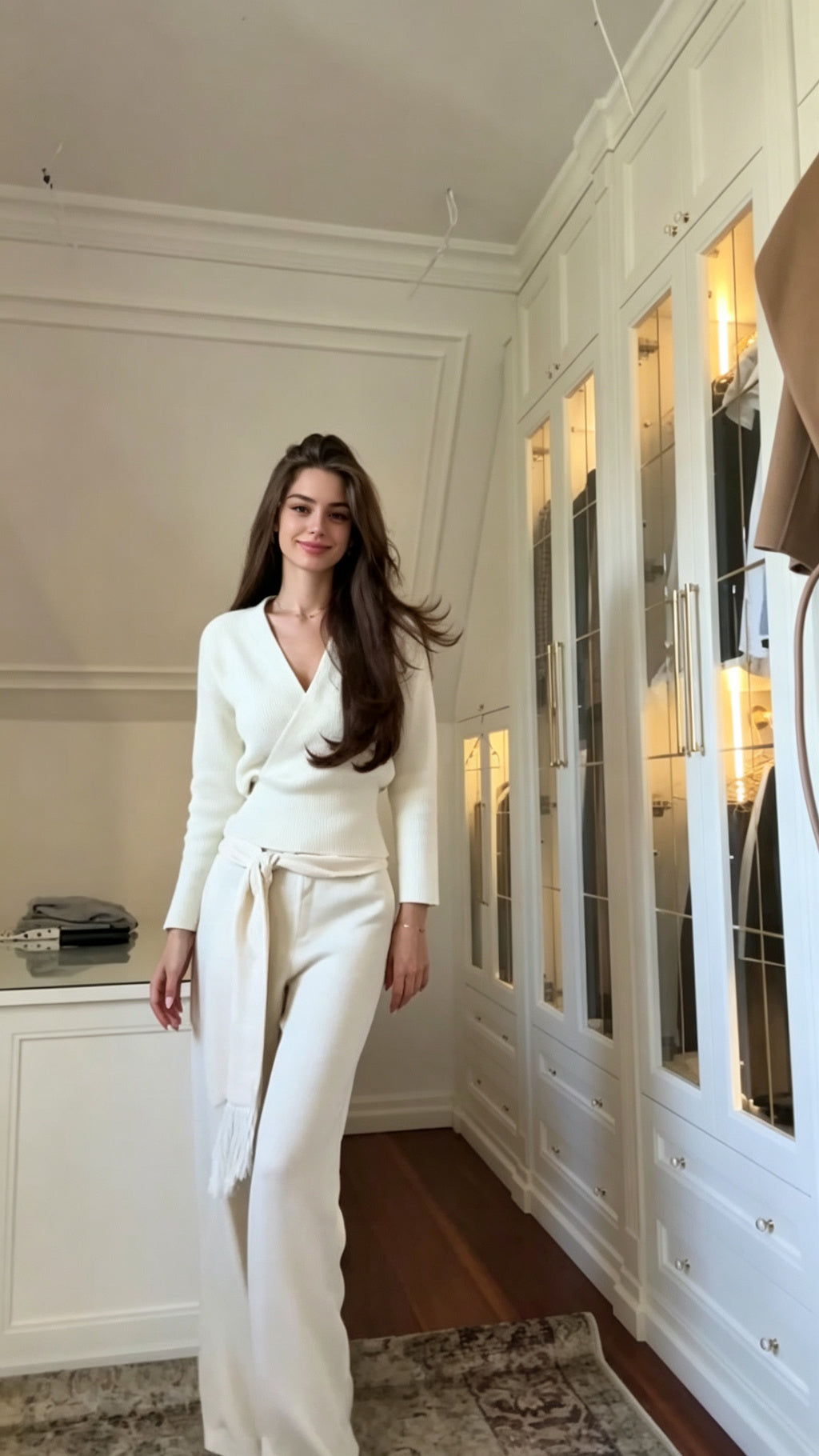 8 Complete Head to Toe Outfits for Work Date Night and Weekend Elegant Knit Lace Satin Matching Sets