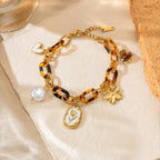 Easy To Love Tortoiseshell Chain Bracelet