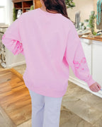 Sweet Bow Sequin Sweatshirt
