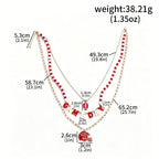 Football Helmet Stacking Design Necklace