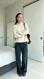 Cozy Sweater Collection for Fall 3 Styles Off Shoulder Cable Knit Mock Neck