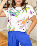 Crab Lobster Sequin T-Shirt