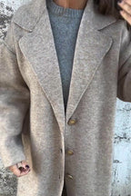 🎄Christmas Sale🔥Solid Color Lapel Long Sleeve Loose Casual Jacket- 48% OFF