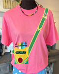 Crayon Crossbody Bag Sequined Tee