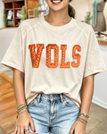 Polka-Dot Vols Embroidered Tee