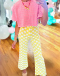 Polka Dot High-waisted Pants