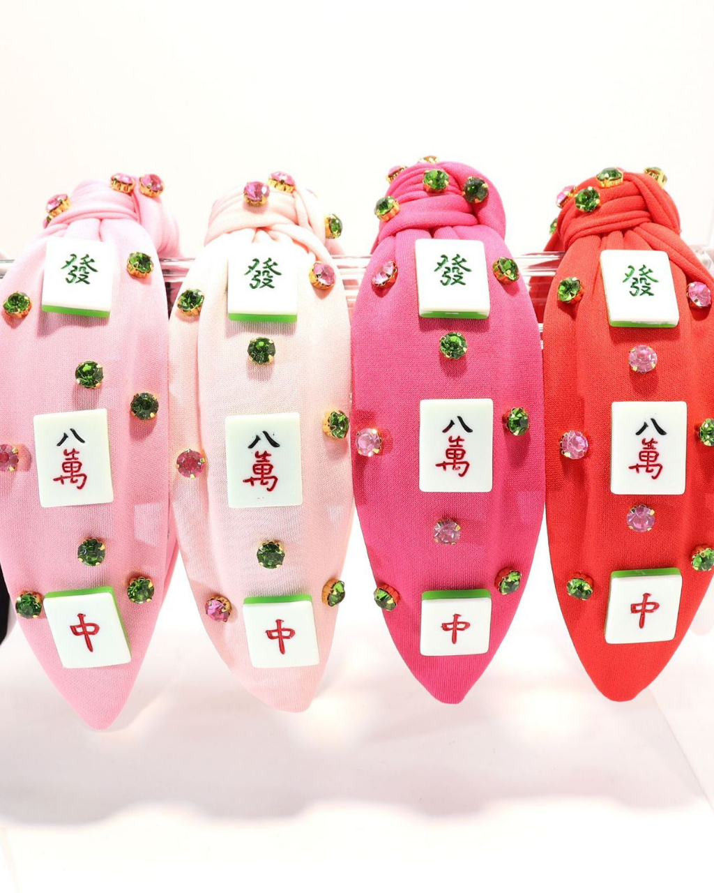 Mahjong Rhinestone Headband