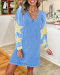 Star Washed Slouch Dress