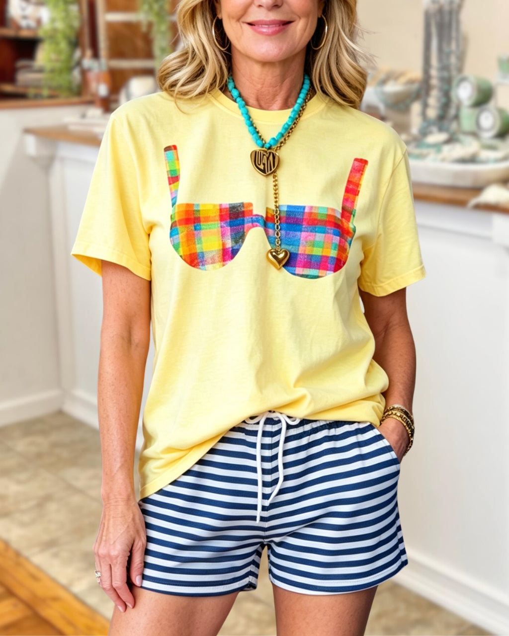 The Bikini Block Tee