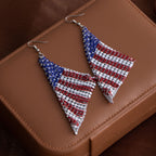 Flag Fashion Sequin Earrings