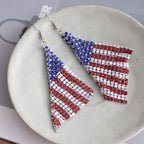 Flag Fashion Sequin Earrings