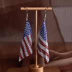 Flag Fashion Sequin Earrings